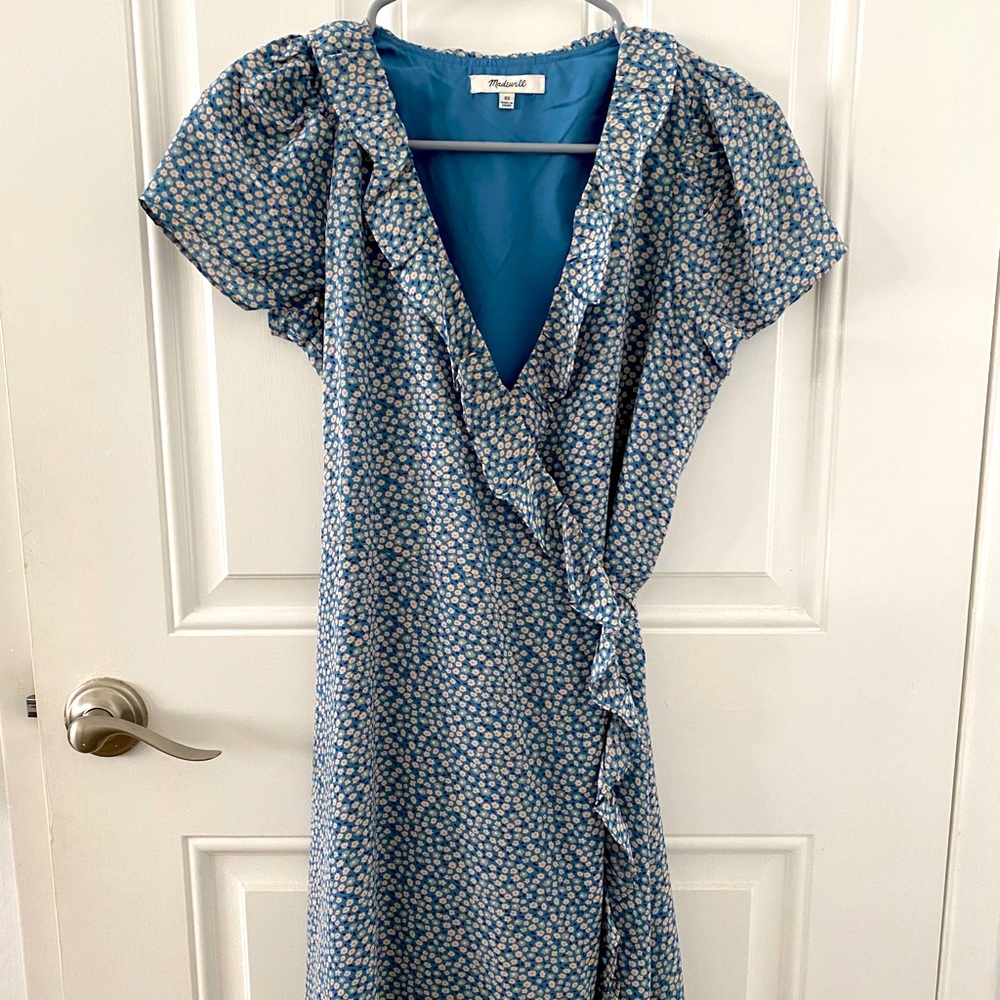 Silk Madewell Wrap Dress